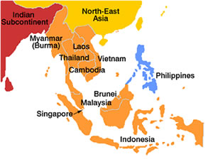 SE Asia Map